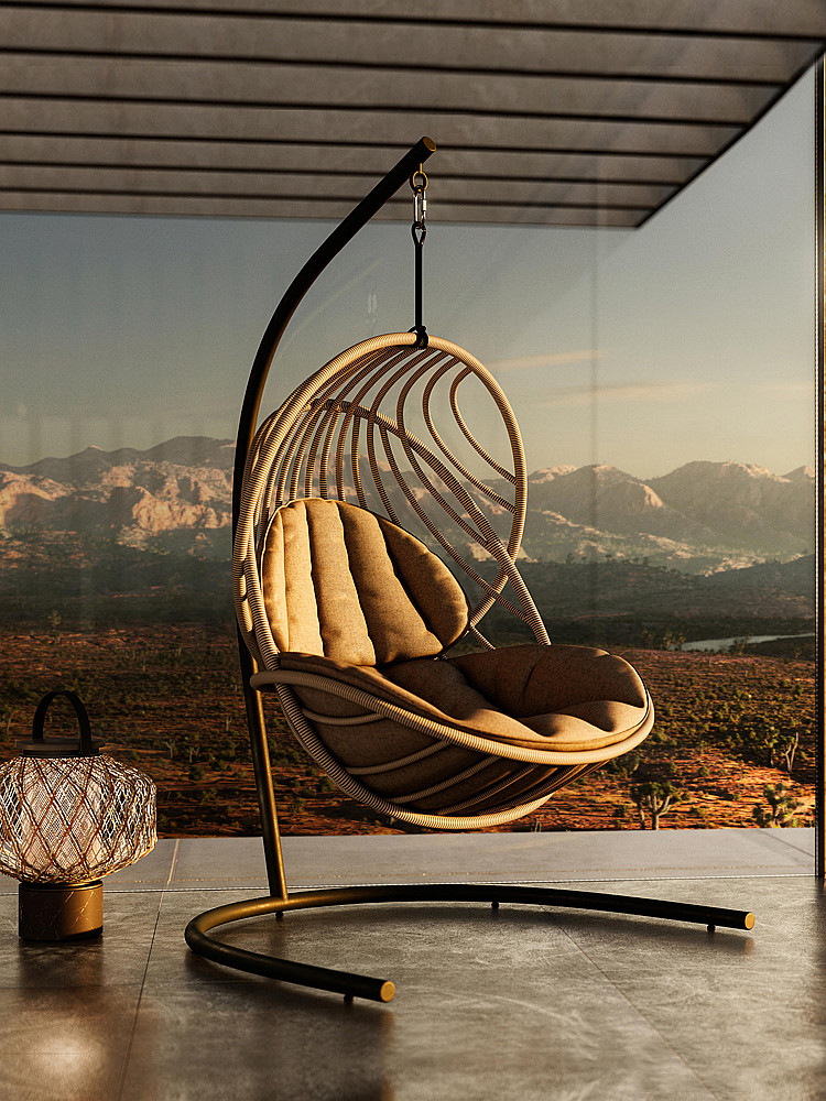 SereneNest Hanging Egg Chair - Image 2