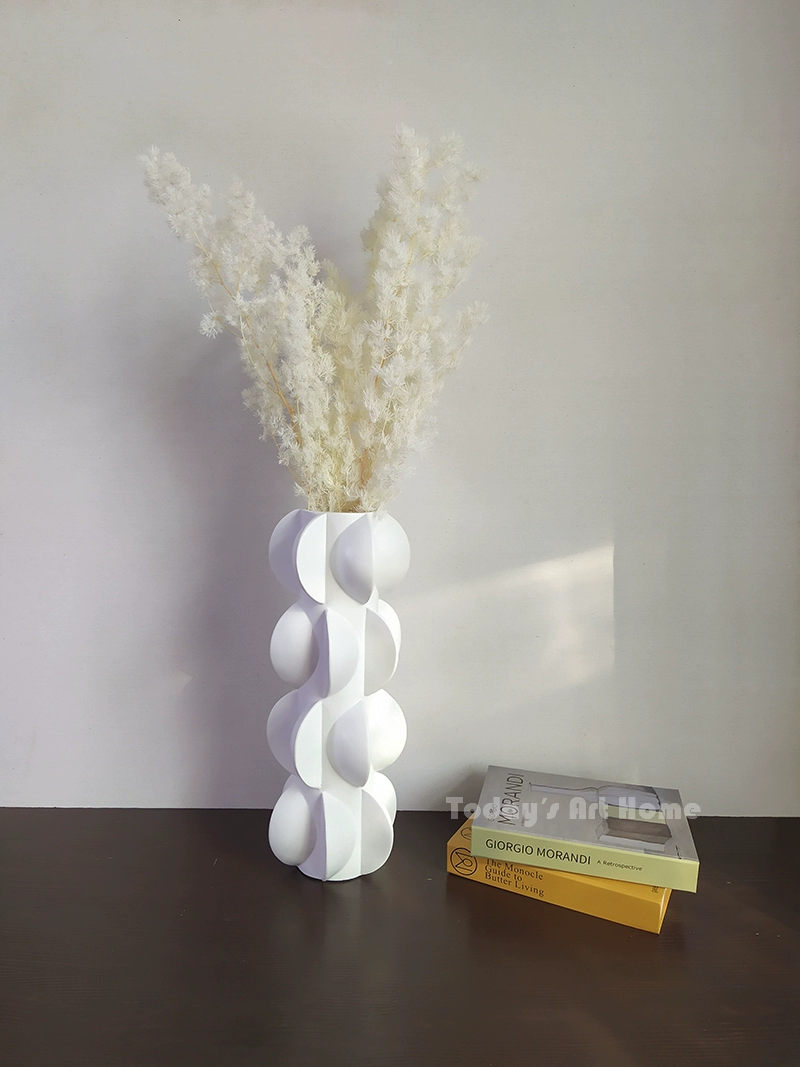 Abstract White Art Vase – Niche Decorative Accent for Modern Spaces - Image 16