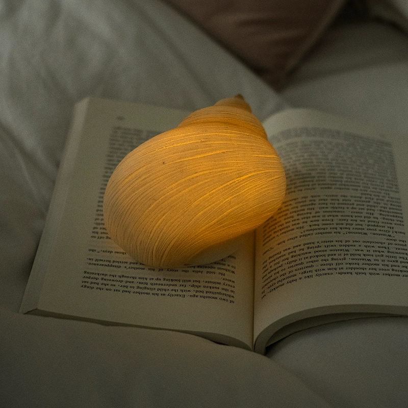 Shell & Conch Ambient Night Light – Creative Ocean-Inspired Bedroom Décor - Image 9