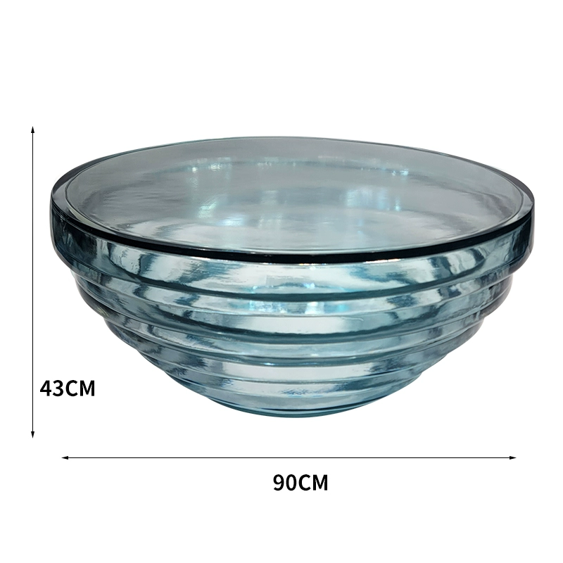 Ocean Heart Round Resin Table – Modern Light Luxury Tea Table for Villa & Hotel - Image 25