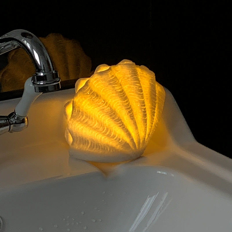 Shell & Conch Ambient Night Light – Creative Ocean-Inspired Bedroom Décor - Image 5
