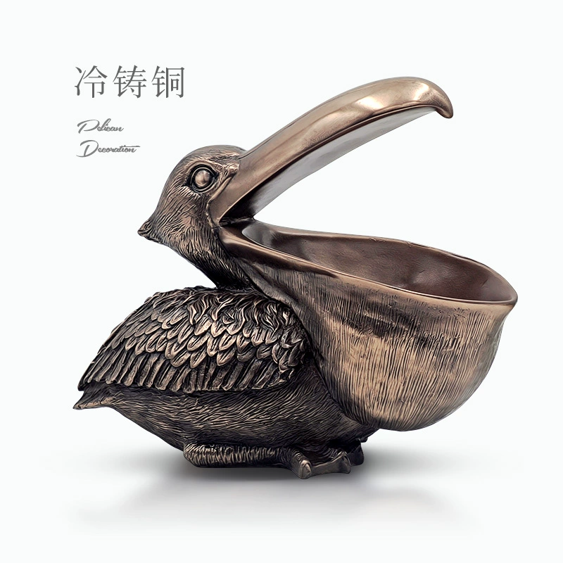 Pelican Beak Storage Ornament – Decorative Entryway & TV Cabinet Organizer - Image 4