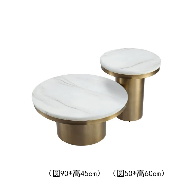 Nordic Marble Coffee Table Set - Image 18