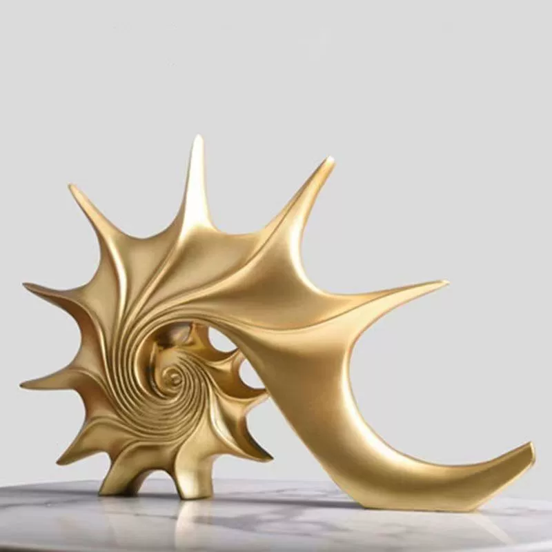 Nordic Light Luxury Conch Sculpture – Modern Home & Office Decoration - Image 8