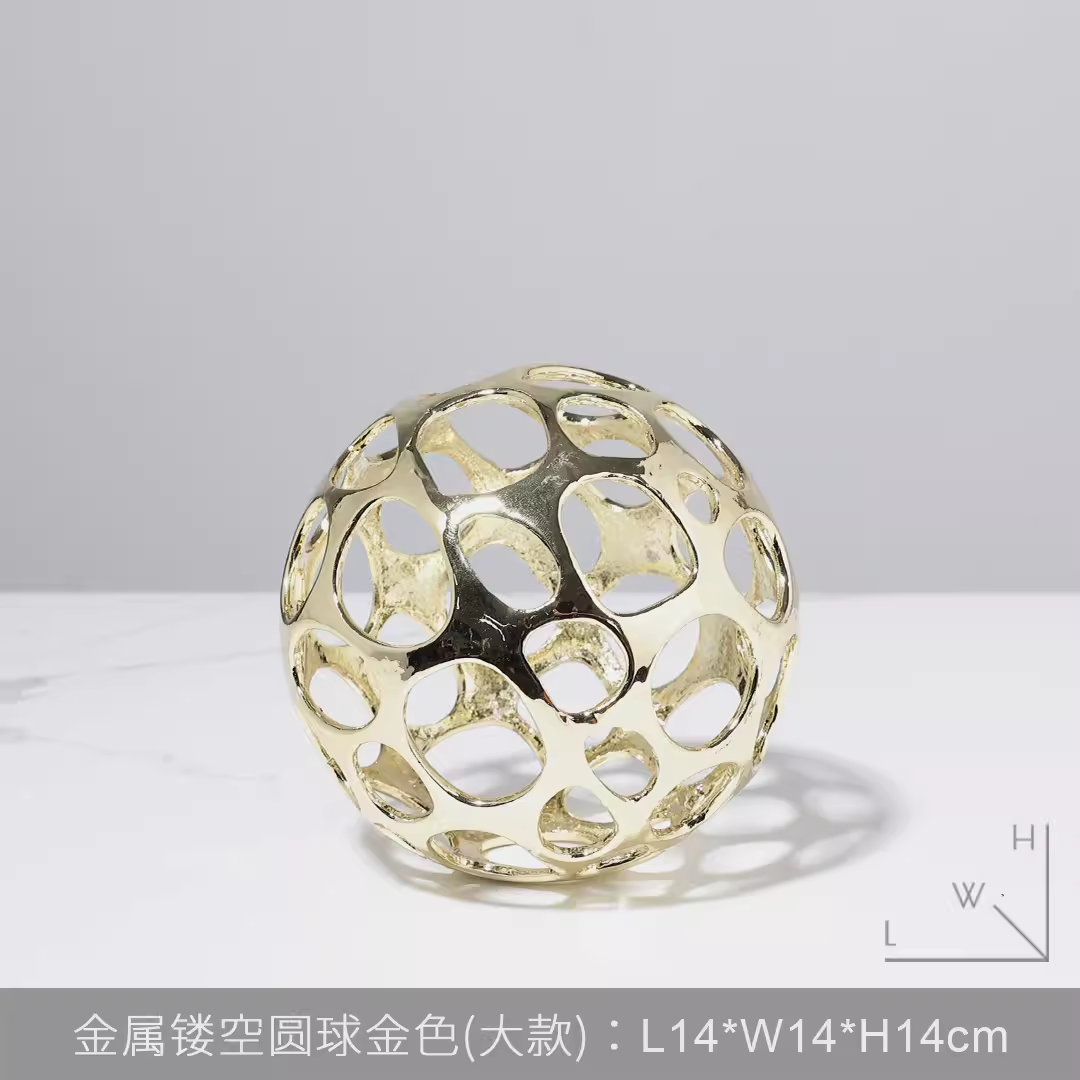 Nordic Hollow Cast Aluminum Sculpture – Modern Decorative Accent - Image 12