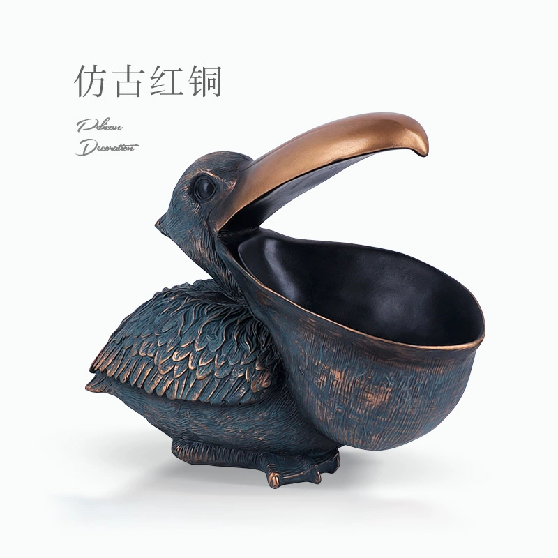 Pelican Beak Storage Ornament – Decorative Entryway & TV Cabinet Organizer - Image 3