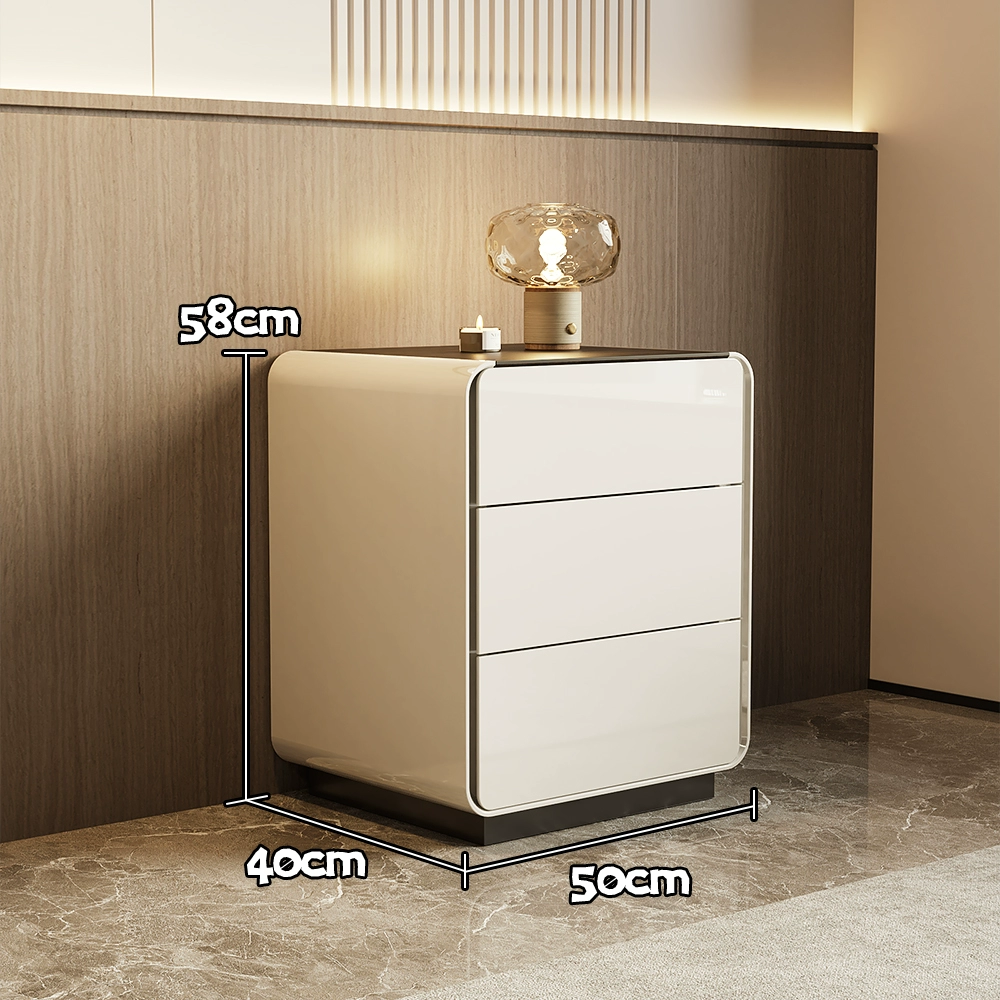 Italian Light Luxury Chest Cabinet – Minimalist Solid Wood Storage Unit - Image 10