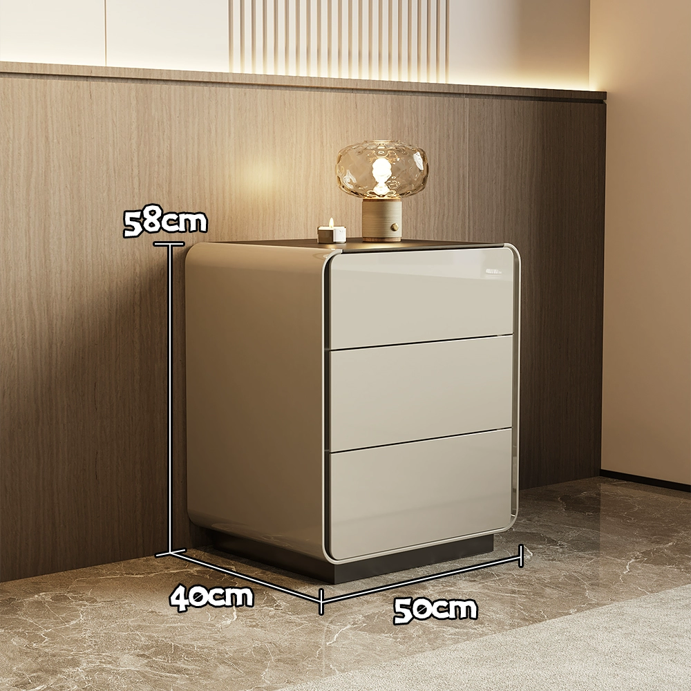 Italian Light Luxury Chest Cabinet – Minimalist Solid Wood Storage Unit - Image 6