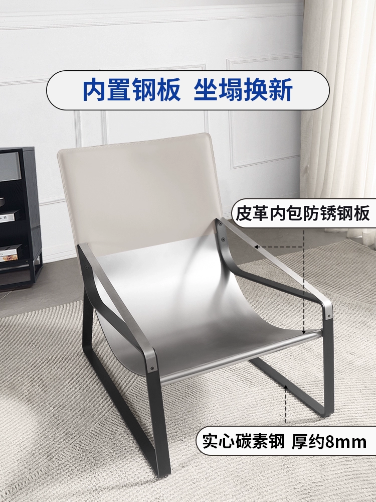 Italian Minimalist Lounge Chair – Modern Comfort for Thai Homes - Image 4