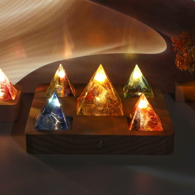 Colorful Glazed Crystal Ball Light – High-End Desktop Ornament & Gift - Image 8