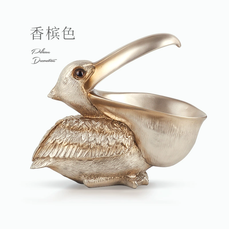 Pelican Beak Storage Ornament – Decorative Entryway & TV Cabinet Organizer - Image 2