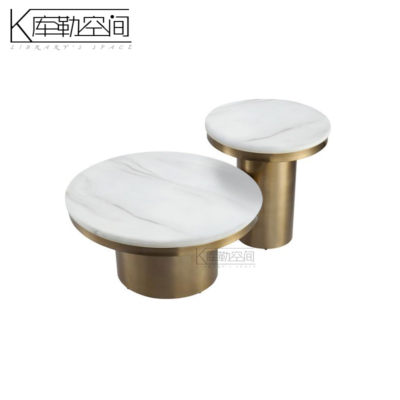 Nordic Marble Coffee Table Set