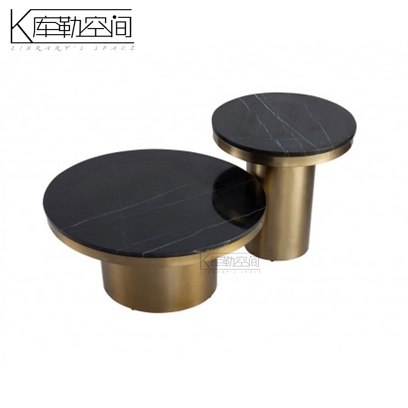 Nordic Marble Coffee Table Set - Image 4