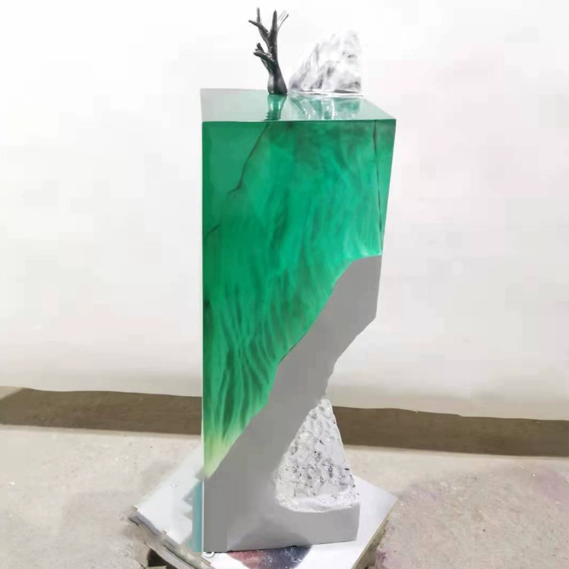 Epoxy Resin Marine Art Sculpture – Modern Creative Decoration for Hotels & Model Rooms - Image 2