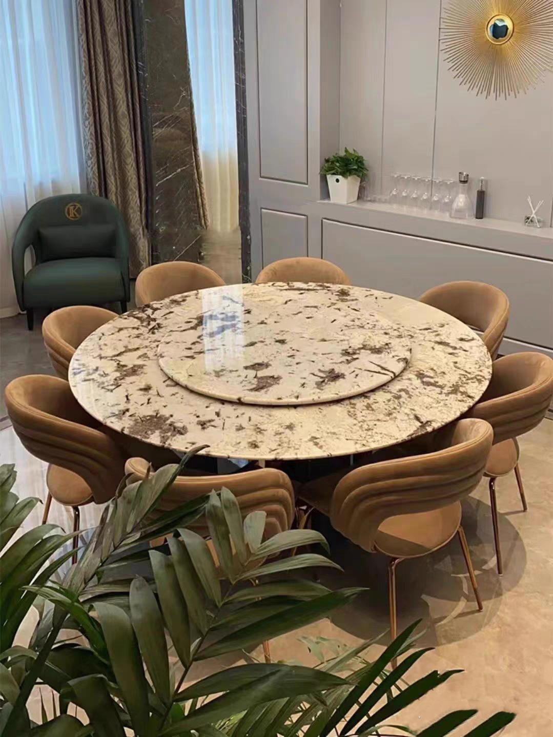 Italian Minimalist Rainbow Dining Chair - Image 5