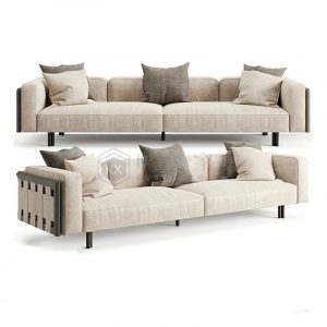 Italian Light Luxury Fabric Sofa