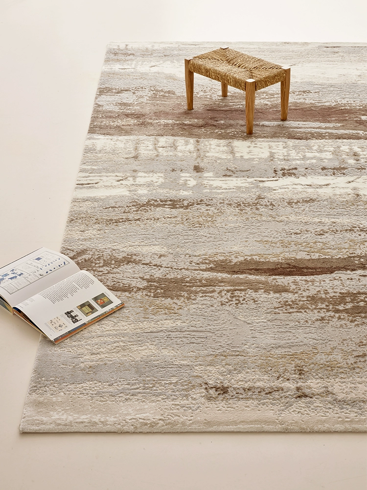 Geliwood Türkiye Imported Abstract Earth-Tone Luxury Carpet - Image 2