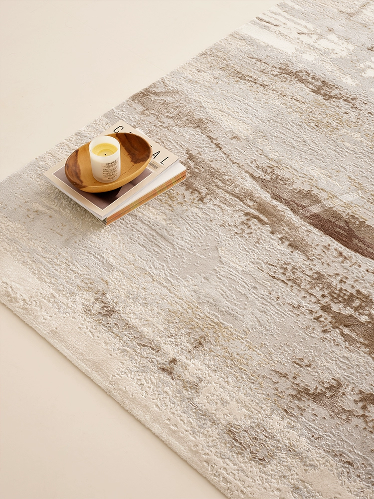 Geliwood Türkiye Imported Abstract Earth-Tone Luxury Carpet - Image 5