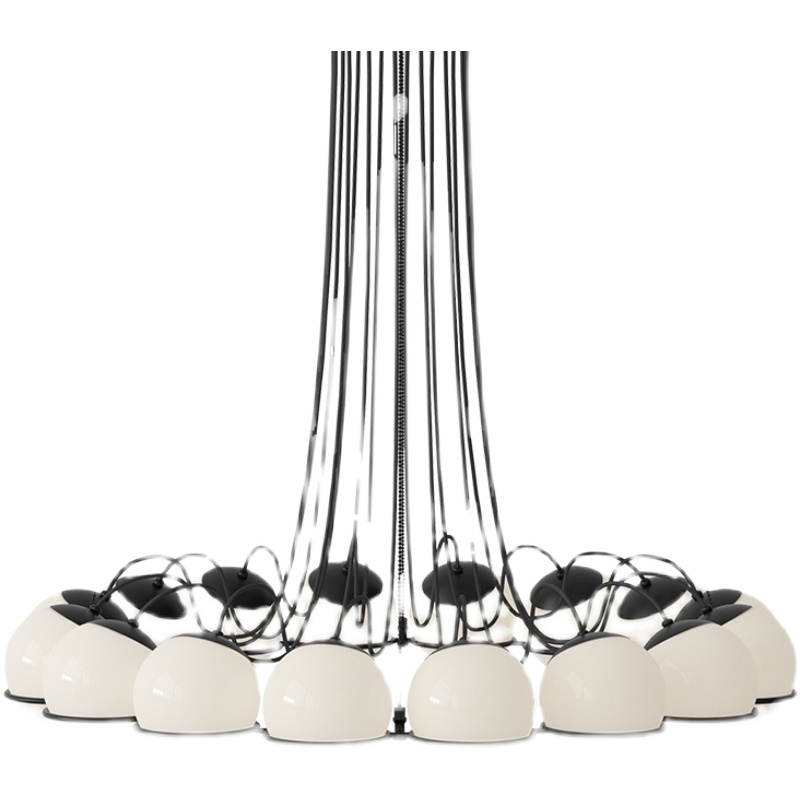 Nordic Art Glass Ball Chandelier - Image 5