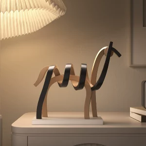Modern Minimalist Horse Sculpture – Artistic Home & Entrance Décor