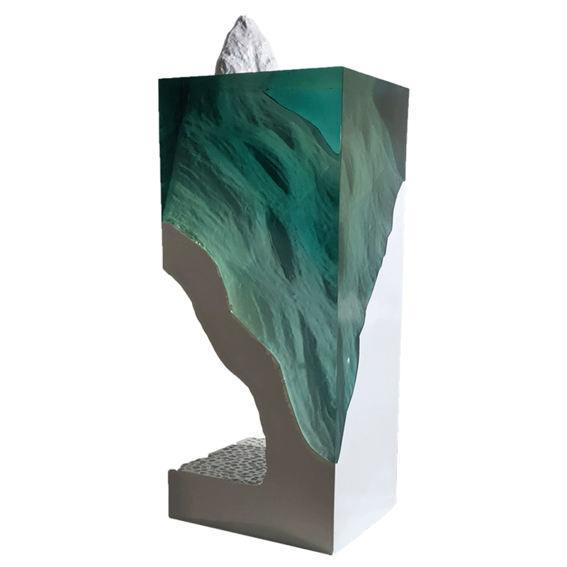 Epoxy Resin Marine Art Sculpture – Modern Creative Decoration for Hotels & Model Rooms - Image 5