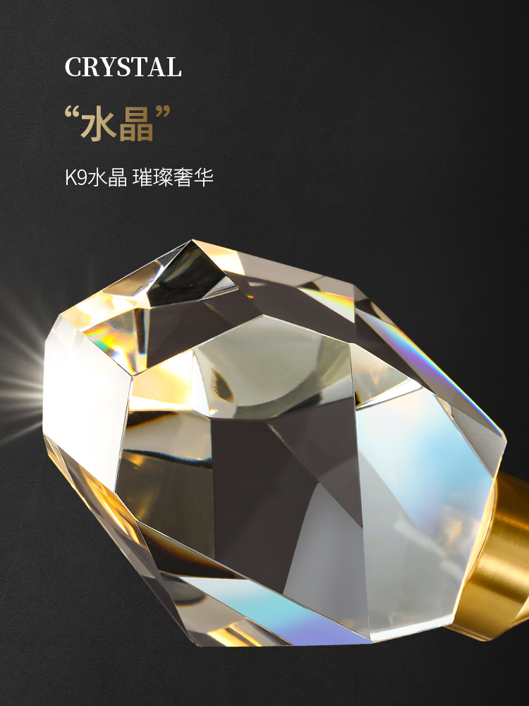 Pasha Nordic postmodern luxury crystal chandelier - Image 5