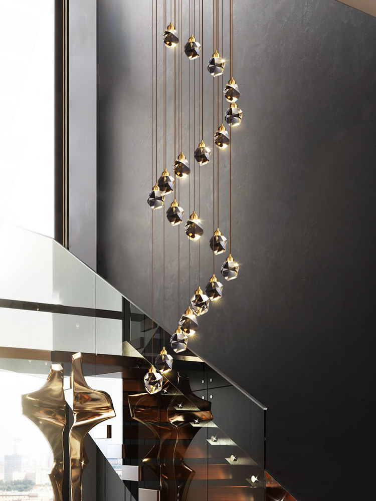 Pasha Nordic postmodern luxury crystal chandelier