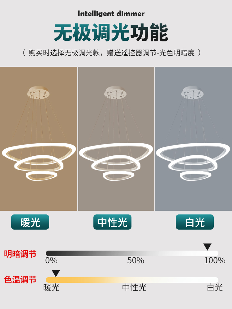 Modern LED Fish-Line Chandelier – Artistic Pendant for Dining & Living Spaces - Image 8