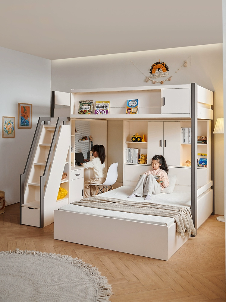 Multifunctional Double Bunk Bed – Space-Saving Loft Bed for Kids & Adults - Image 2