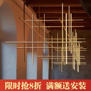 Minimalist villa living room lamps