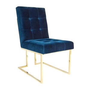 Light Luxury Metal Frame Lounge Chair