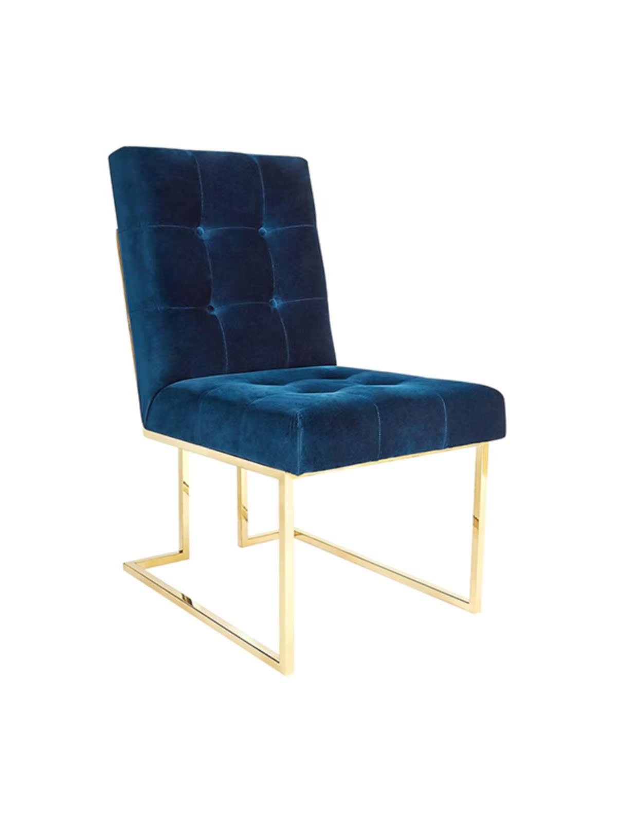 Light Luxury Metal Frame Lounge Chair