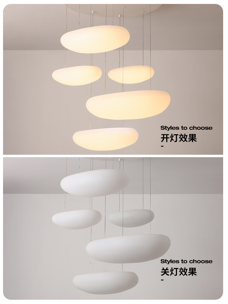 Large Loft-Style Pendant Chandelier – Modern Floating Stairwell Light - Image 3