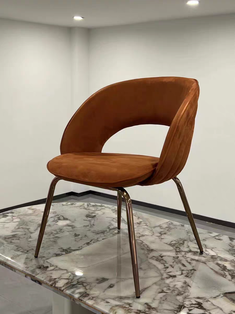 Italian Minimalist Rainbow Dining Chair - Image 3