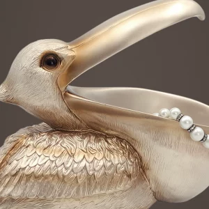 Pelican Beak Storage Ornament – Decorative Entryway & TV Cabinet Organizer