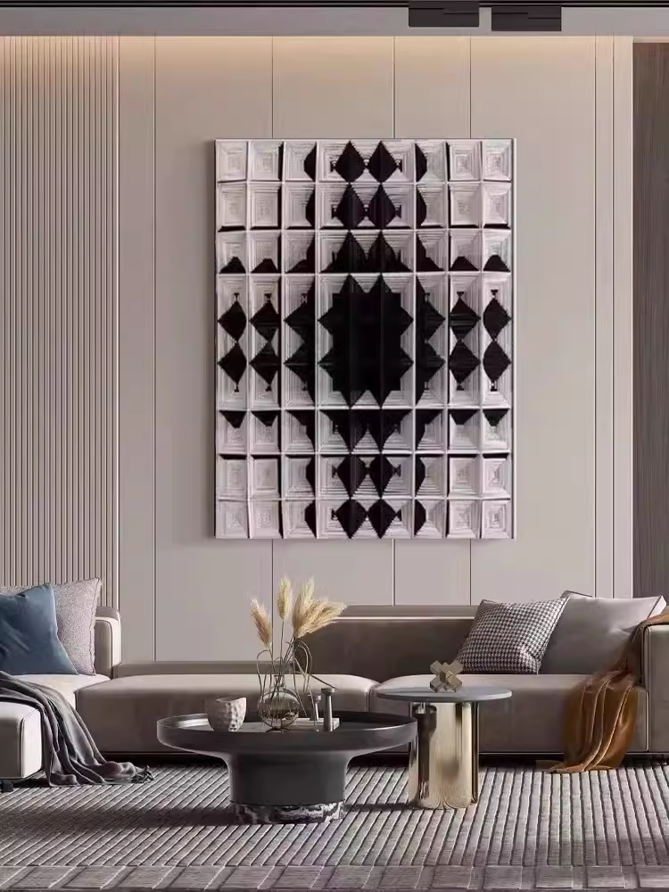 3D Geometric Weaving Wall Art - Image 4