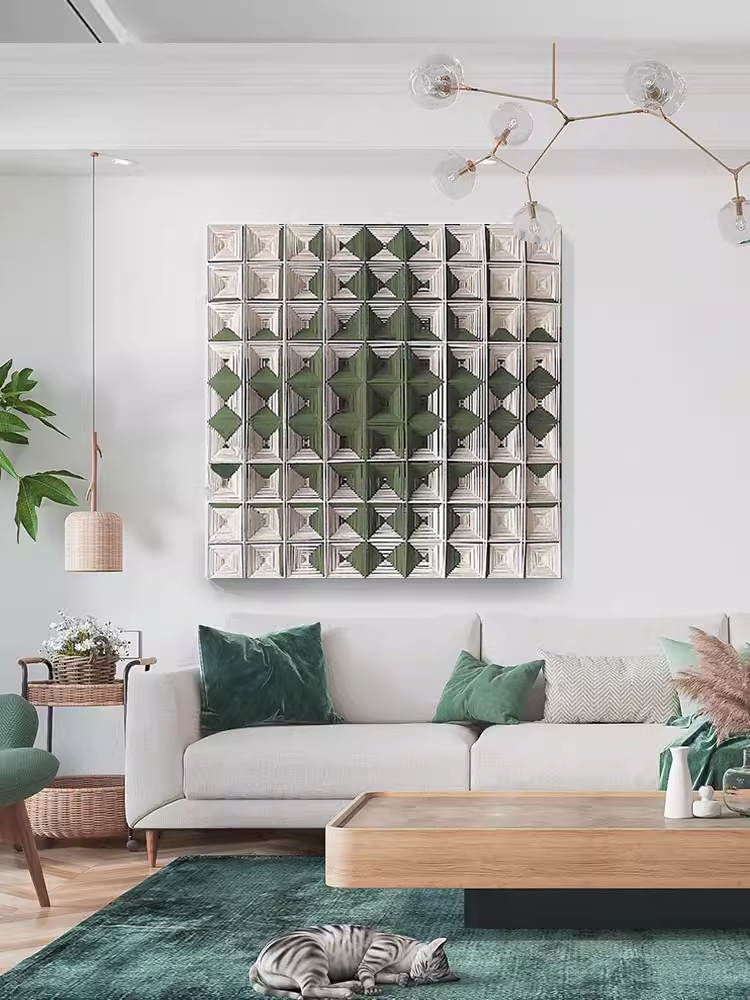 3D Geometric Weaving Wall Art - Image 3