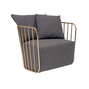 Nordic Fabric Sofa Chair – Modern Reception & Store Lounge Seating