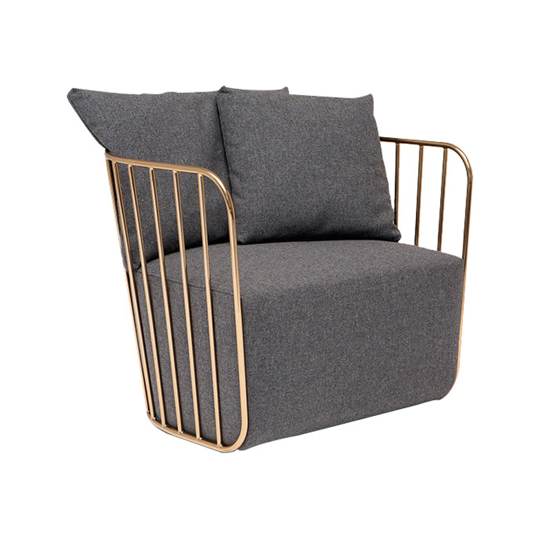 Nordic Fabric Sofa Chair – Modern Reception & Store Lounge Seating