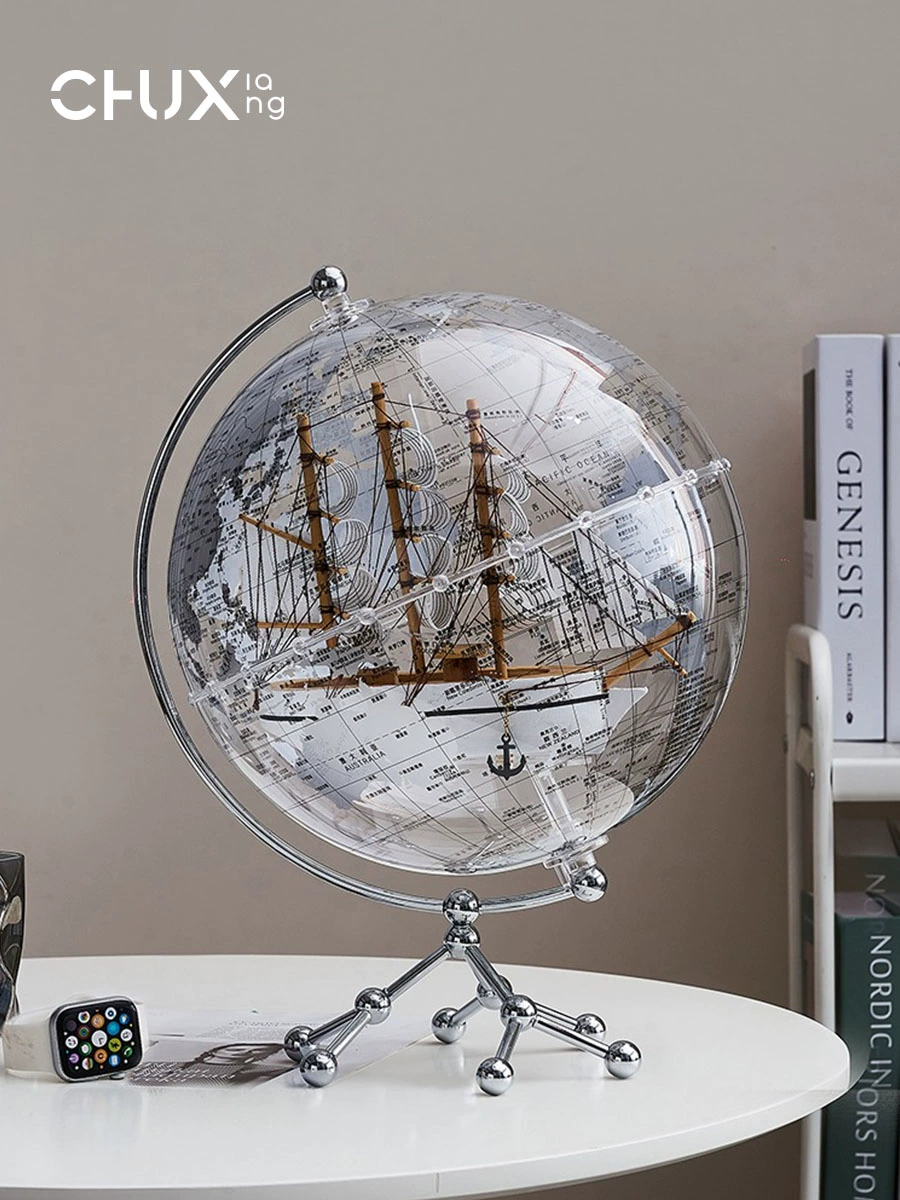 Light Luxury Globe Ornament – High-End Decorative Globe for Home & Office - Image 5