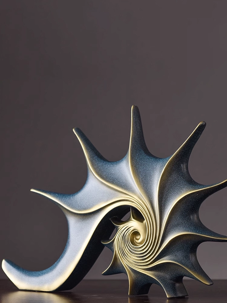 Nordic Light Luxury Conch Sculpture – Modern Home & Office Decoration - Image 5