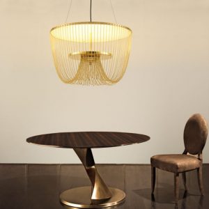 Postmodern Tassel Chandelier – Light Luxury Designer Pendant Lamp
