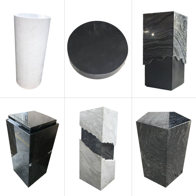 Modern Marble Display Pedestals – Luxury Sculpture Bases for Hotels & Homes
