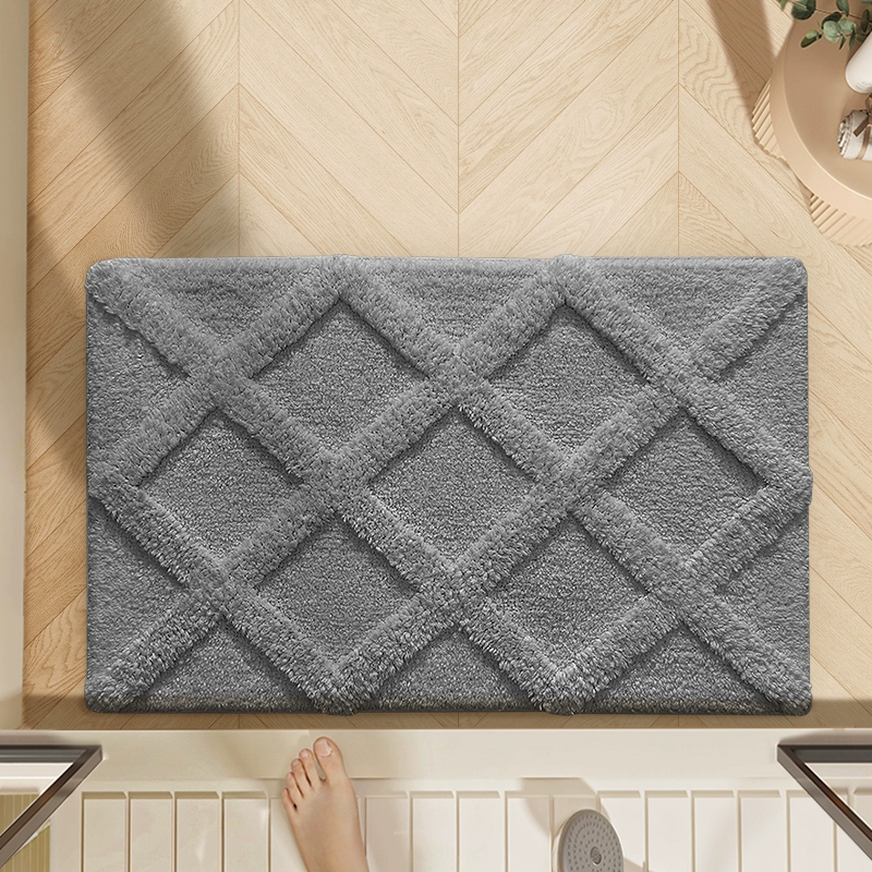 Pure cotton five-star hotel floor towel plush bathroom floor mat bathroom carpet foot mat anti-slip floor mat thickened - Image 15