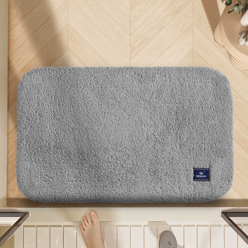 Pure cotton five-star hotel floor towel plush bathroom floor mat bathroom carpet foot mat anti-slip floor mat thickened - Image 3