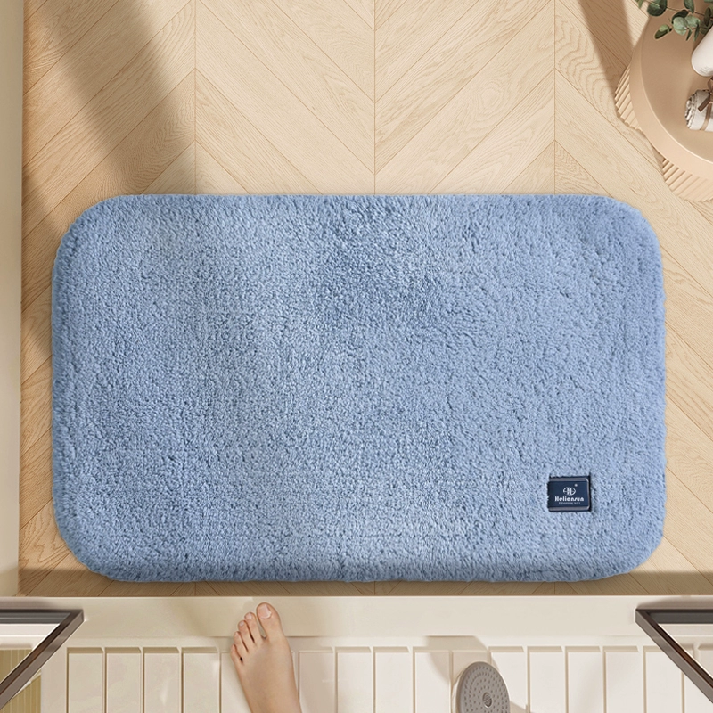 Pure cotton five-star hotel floor towel plush bathroom floor mat bathroom carpet foot mat anti-slip floor mat thickened - Image 2