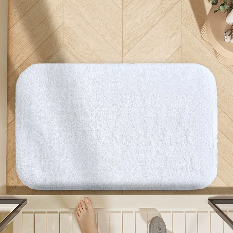 Pure cotton five-star hotel floor towel plush bathroom floor mat bathroom carpet foot mat anti-slip floor mat thickened - Image 4