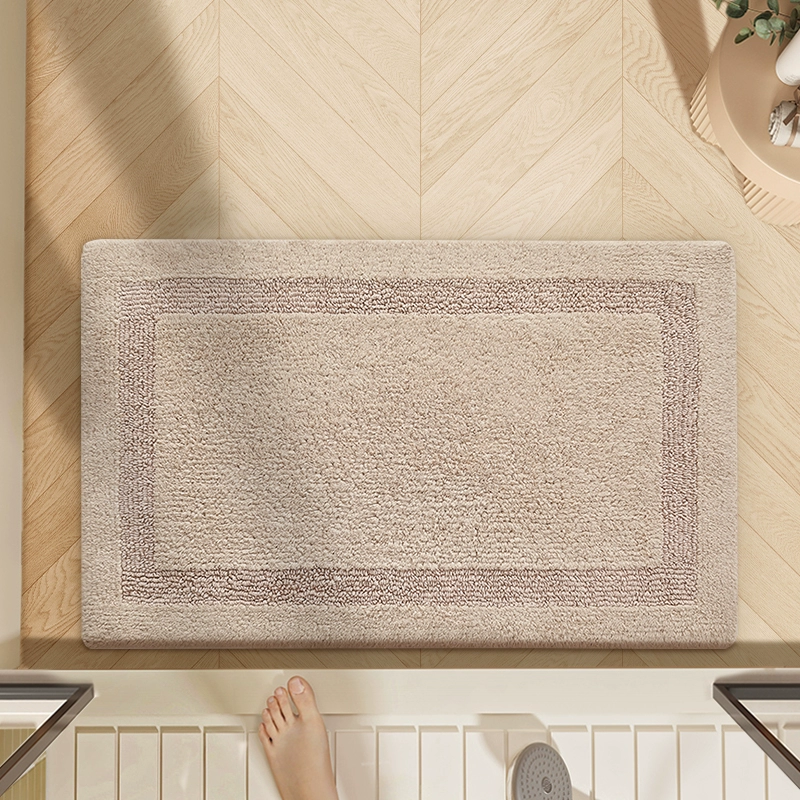 Pure cotton five-star hotel floor towel plush bathroom floor mat bathroom carpet foot mat anti-slip floor mat thickened - Image 13