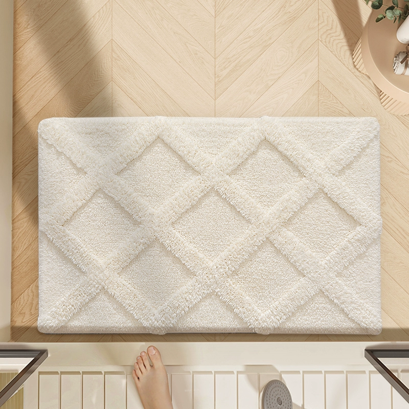 Pure cotton five-star hotel floor towel plush bathroom floor mat bathroom carpet foot mat anti-slip floor mat thickened - Image 14