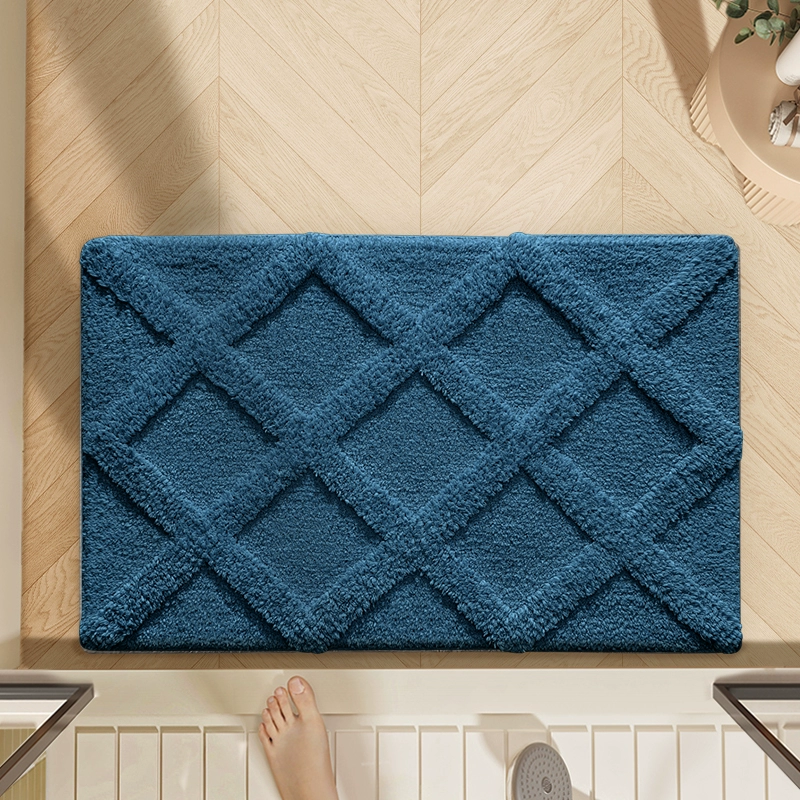 Pure cotton five-star hotel floor towel plush bathroom floor mat bathroom carpet foot mat anti-slip floor mat thickened - Image 17